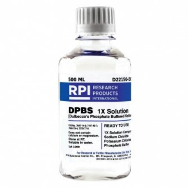 Rpi DPBS 1X Solution, 500 Milliliters D22150-500.0